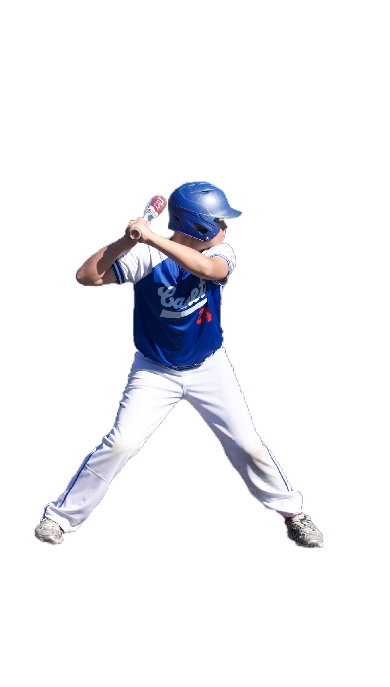 A Brooklyn Cadets player in batting stance